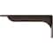 Ekena Millwork Embrey Steel Bracket, Hammered Dark Bronze 2"W x 12"D x 5 1/4"H BKTM02X12X05EBHDB - alternate 7